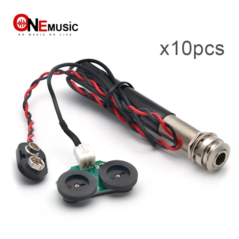 Wholedsale Endpin Jack Preamp Pickup for Acoustic Guitar Endpin Jack Preamp Kit with Volume and Tone Tuning Knob
Wholedsale Endpin Jack Preamp Pickup for Acoustic Guitar Endpin Jack Preamp Kit with Volume and Tone Tuning Knob