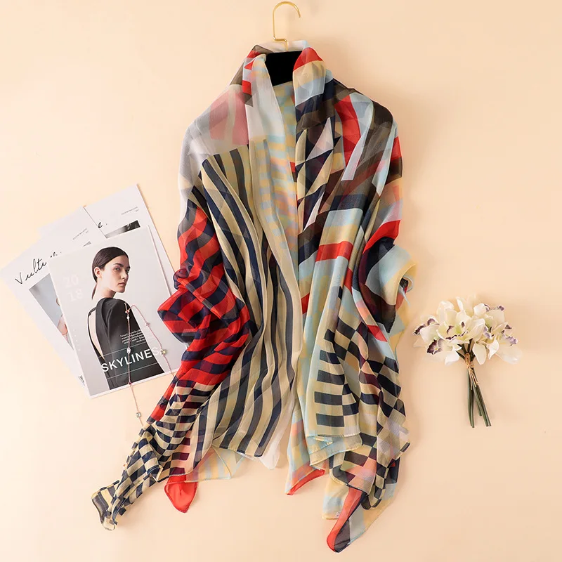 REALSISHOW 2019 Fashion Gorgeous Silk Scarf Luxury Woman Brand Scarves for Women Shawl High Quality Print hijab wraps 180*135 CM
REALSISHOW 2019 Fashion Gorgeous Silk Scarf Luxury Woman Brand Scarves for Women Shawl High Quality Print hijab wraps 180*135 CM