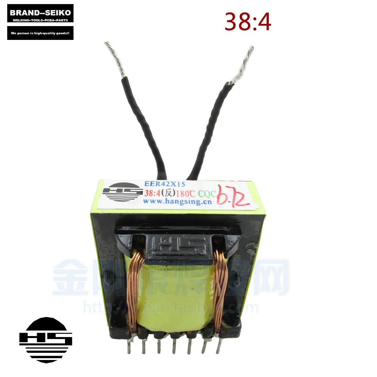 2pcs/lot Inverter In The Main Transformer Eer 42*15 38:4 Compatible Err43x15 Copper Core
2pcs/lot Inverter In The Main Transformer Eer 42*15 38:4 Compatible Err43x15 Copper Core