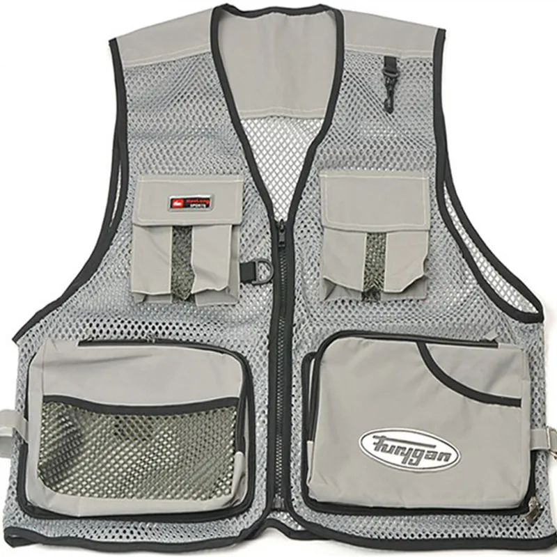 Summer Mesh Breathable Quick Dry Photography Fishing Vest Outdoor Camping Climbing Multi Pocket Waistcoat Sleeveless Tops Jacket
Summer Mesh Breathable Quick Dry Photography Fishing Vest Outdoor Camping Climbing Multi Pocket Waistcoat Sleeveless Tops Jacket