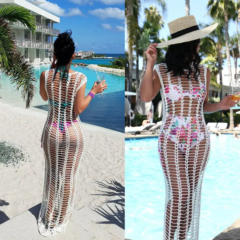 Meihuida 2019 Women's Summer Hollow Out Bikini Cover Up Beach Long White Dress Sleeveless Kaftan Swimwear Beachwear Dresses
Meihuida 2019 Women's Summer Hollow Out Bikini Cover Up Beach Long White Dress Sleeveless Kaftan Swimwear Beachwear Dresses
