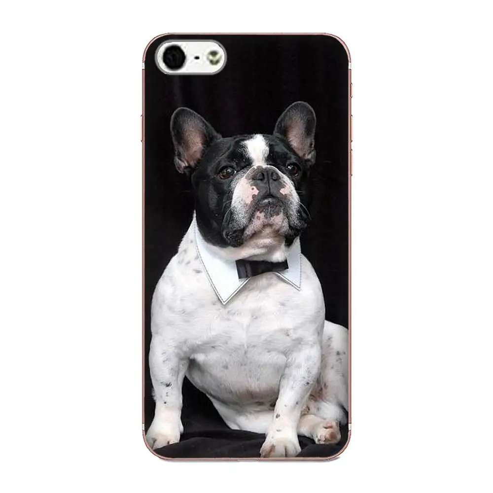 For Galaxy A3 A5 A7 On5 On7 2015 2016 2017 Grand Alpha G850 Core2 Prime S2 I9082 TPU Phone Coque French Bulldog Puppy Soft | Мобильные