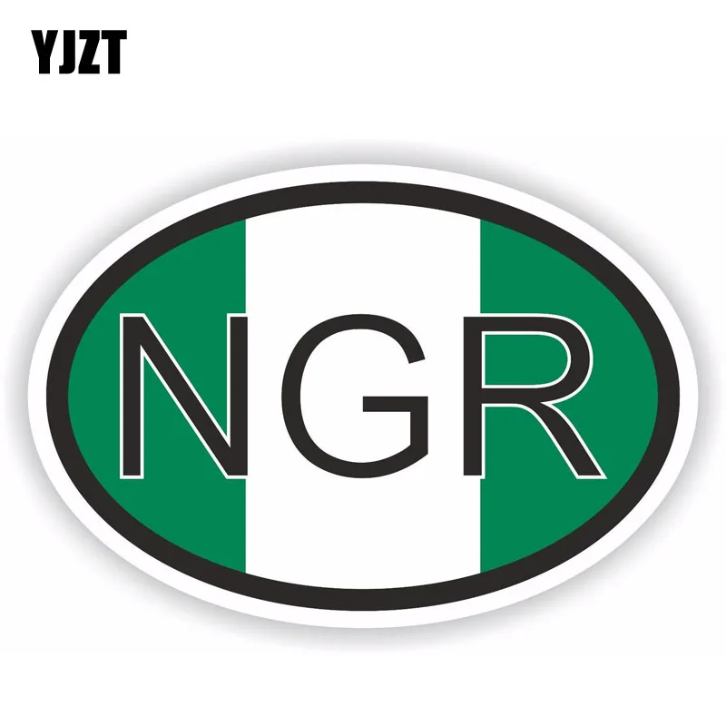 YJZT 12.3CM*8.2CM Funny NIGERIA Flag Country Code Decal Bike Car Sticker PVC 6-0412
YJZT 12.3CM*8.2CM Funny NIGERIA Flag Country Code Decal Bike Car Sticker PVC 6-0412