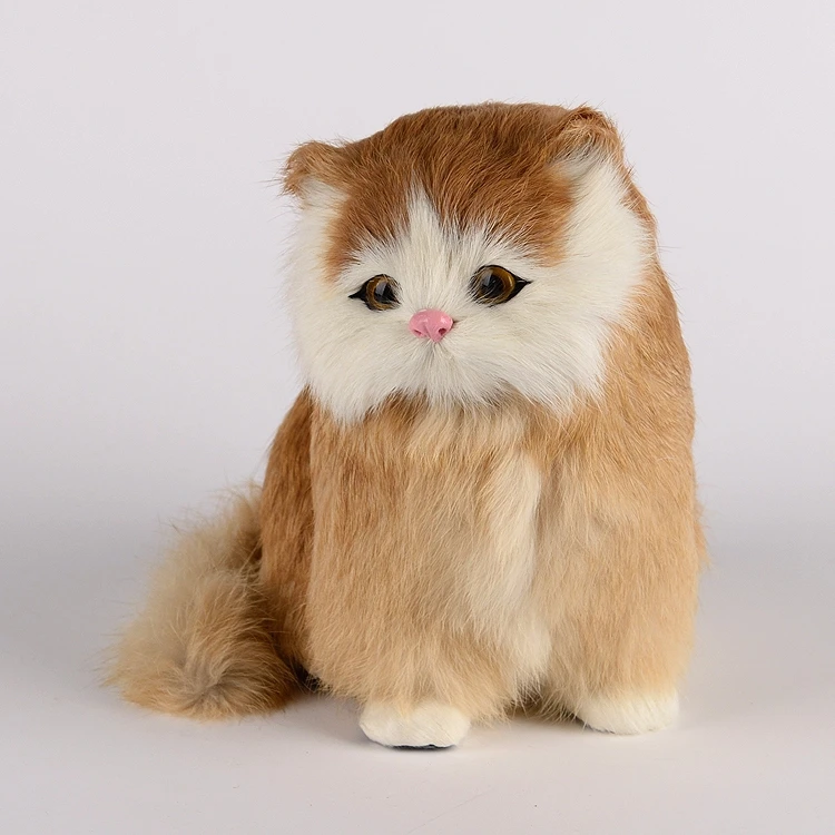 cute creative simulation cat toy resin&fur yellow sitting cat doll gift about 16x12x16cm 1038
cute creative simulation cat toy resin&fur yellow sitting cat doll gift about 16x12x16cm 1038