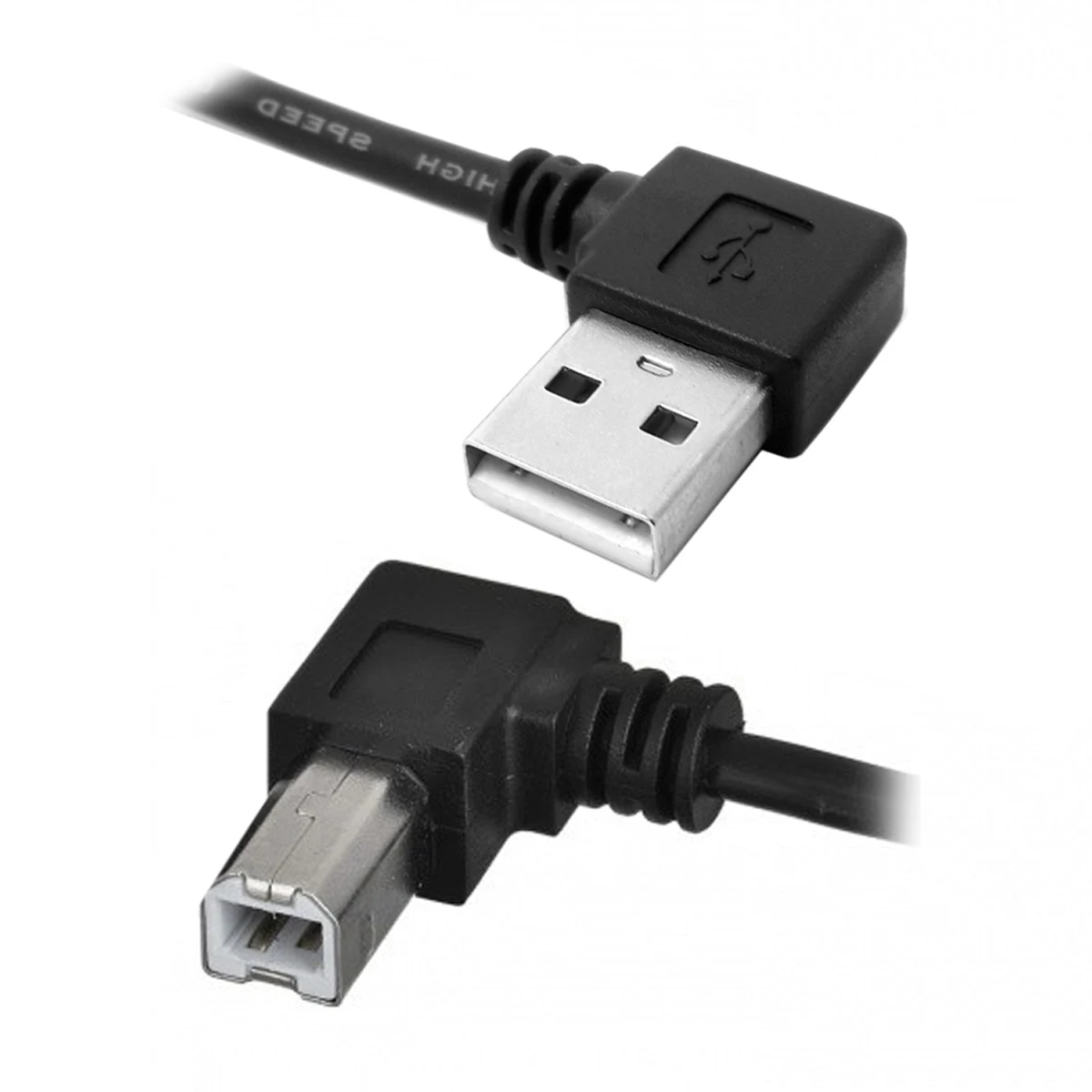 CYSM прямоугольный USB 2 0 A Male B Угловой Мужской принтер сканер 90 градусов кабель 1