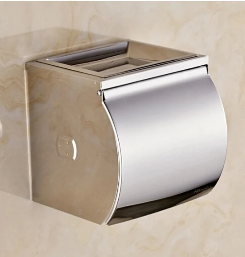Bathroom tissue box stainless steel waterproof tissue box paper holder paper holder toilet paper roll holder belt ashtray
Bathroom tissue box stainless steel waterproof tissue box paper holder paper holder toilet paper roll holder belt ashtray