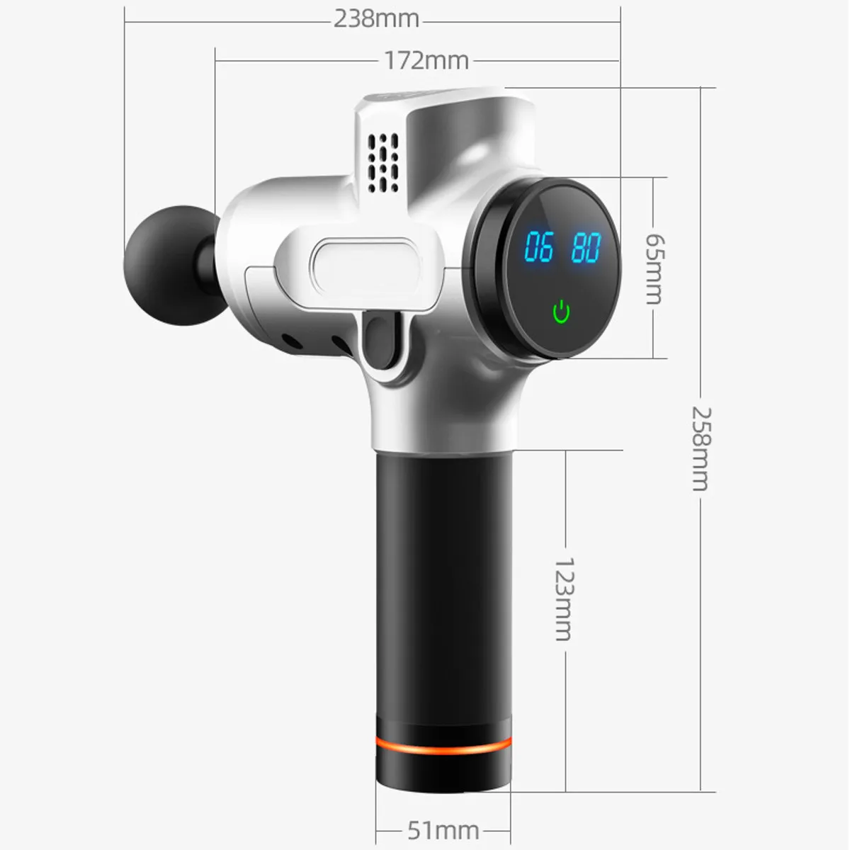 Electric Massage Guns 6 SpeedTherapy Body 24V Brushless LED Massage Guns Body Muscles Relaxing Relief Pains With 4 Heads Health
Electric Massage Guns 6 SpeedTherapy Body 24V Brushless LED Massage Guns Body Muscles Relaxing Relief Pains With 4 Heads Health