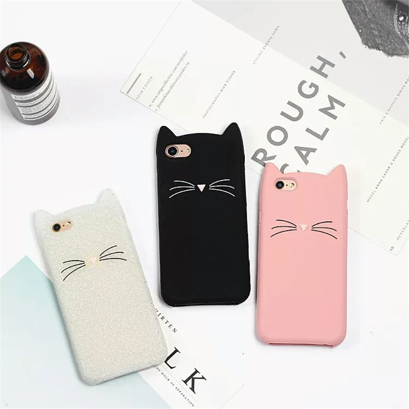 XINGYUANKE Для Сяо mi 4 чехол 3D милый мультфильм животных борода кошачьи уши Телефон для
