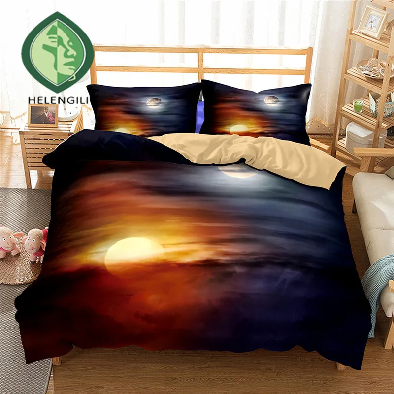 HELENGILI 3D Bedding Set Yin Yang Print Duvet cover set lifelike bedclothes with pillowcase bed set home Textiles #2-09
HELENGILI 3D Bedding Set Yin Yang Print Duvet cover set lifelike bedclothes with pillowcase bed set home Textiles #2-09