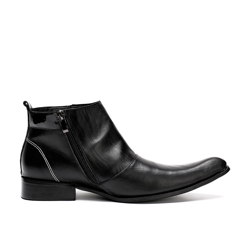 Christia Bella British Embroidery Plus Size Male Boots Genuine Leather Men Party Shoes Italian Handmade Pointed Toe Ankle Boots
Christia Bella British Embroidery Plus Size Male Boots Genuine Leather Men Party Shoes Italian Handmade Pointed Toe Ankle Boots