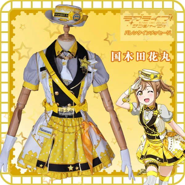 Аниме lovelive sunshine Aqours поезд Пробуждение Hanamaru Kunikida костюм на Хэллоуин милые полный комплект
Аниме lovelive sunshine Aqours поезд Пробуждение Hanamaru Kunikida костюм на Хэллоуин милые полный комплект