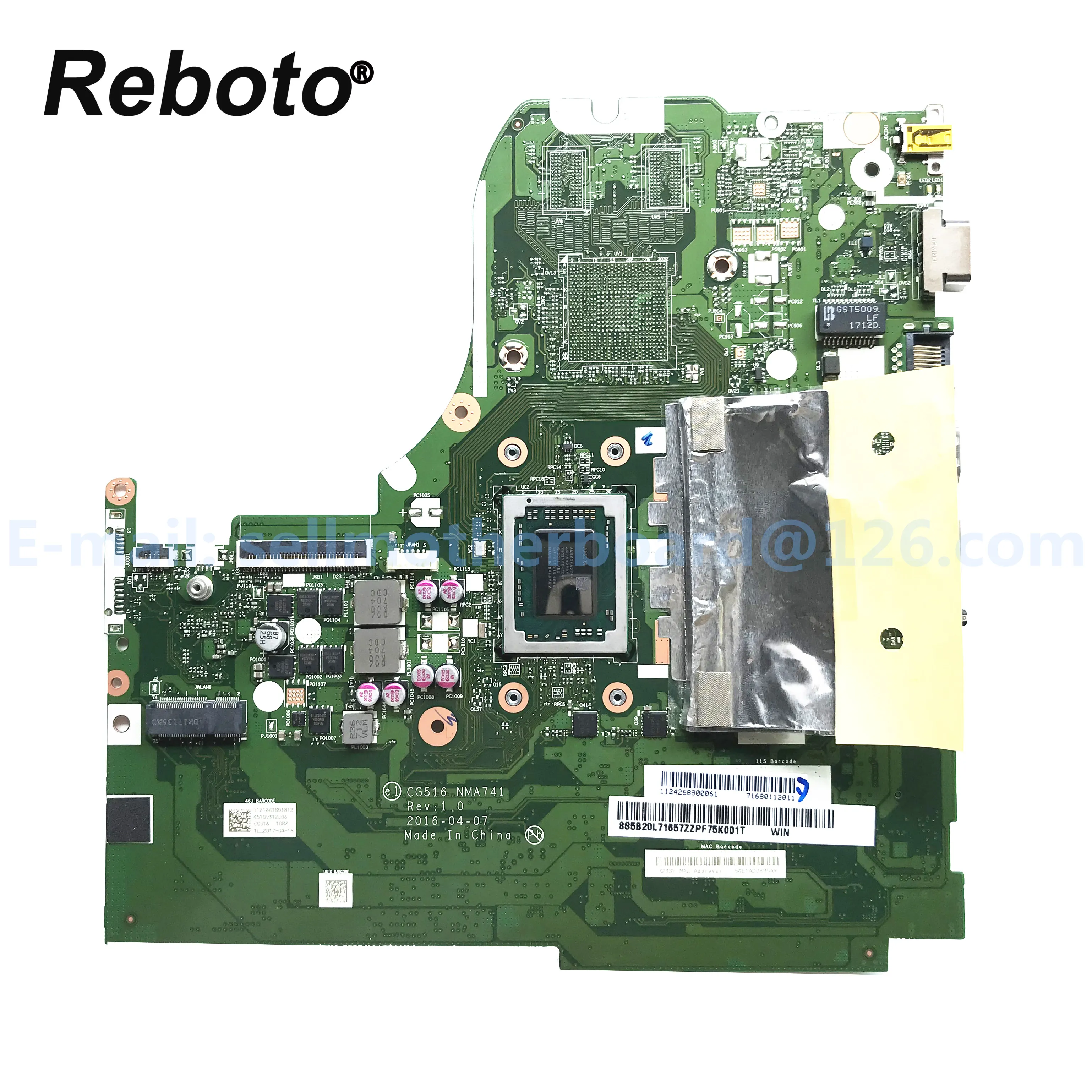 Материнская плата для ноутбука Lenovo Ideapad 310 15ABR 5B20L71657 CG516 NMA741 Φ ЦПУ 4 Гб ОЗУ 100%