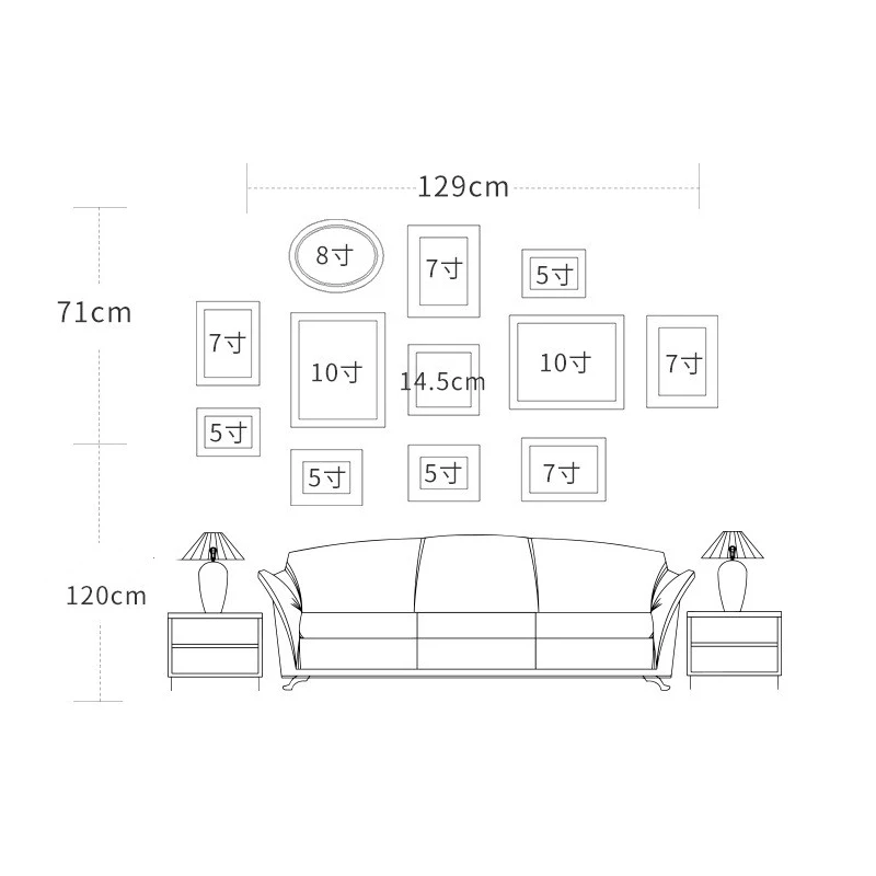 Modern Style Solid Wood Photo Frame 12 PCS Creative Frame Combination For Paintings Living Room Wall Picture Frame Moldura Foto
Modern Style Solid Wood Photo Frame 12 PCS Creative Frame Combination For Paintings Living Room Wall Picture Frame Moldura Foto