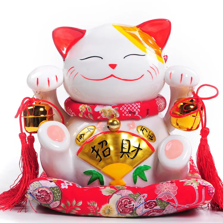 The latest left Zhaocai right big cat congratulation Zhaofu piggy opened decoration
The latest left Zhaocai right big cat congratulation Zhaofu piggy opened decoration