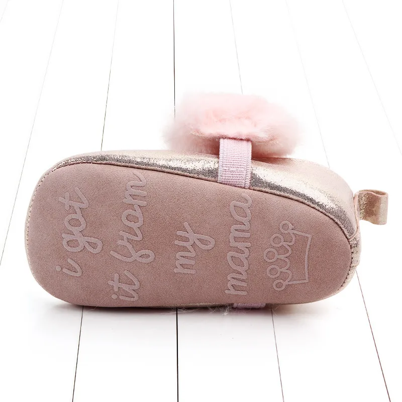 2019 New Newborn Sequins First Walkers Baby Girl Fur Soft Sole Leather Crib Shoes Elastic Band Anti-slip Sneaker Prewalker 0-18M
2019 New Newborn Sequins First Walkers Baby Girl Fur Soft Sole Leather Crib Shoes Elastic Band Anti-slip Sneaker Prewalker 0-18M