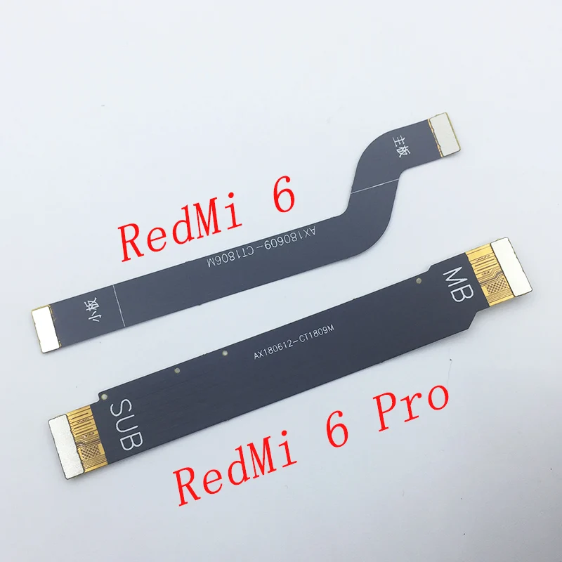 Основная плата для Xiaomi Redmi 6 Pro 6A разъем материнской платы шлейф Ремонт