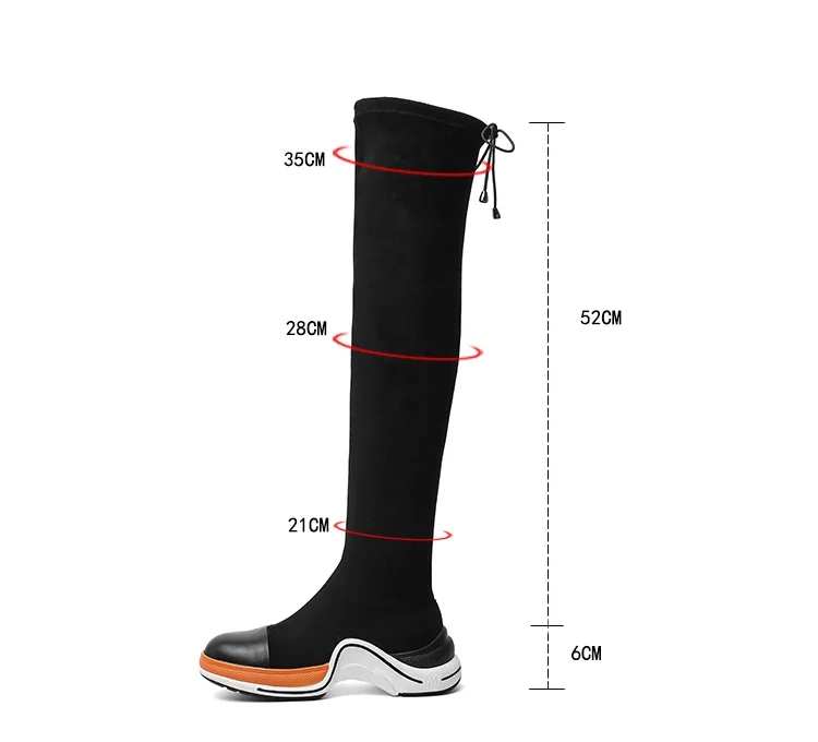 ASUMER 2020 new flock+genuine leather boots round toe autumn stretch over the knee boots black women thigh high boots big size
ASUMER 2020 new flock+genuine leather boots round toe autumn stretch over the knee boots black women thigh high boots big size