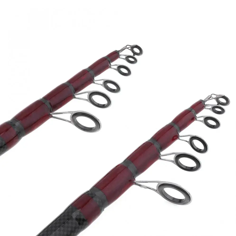 2.7m 7 Section Carbon Fiber Lure Portable Rod Fishing Rod Travel Ultra Light Spinning / Casting Fishing Pole
2.7m 7 Section Carbon Fiber Lure Portable Rod Fishing Rod Travel Ultra Light Spinning / Casting Fishing Pole