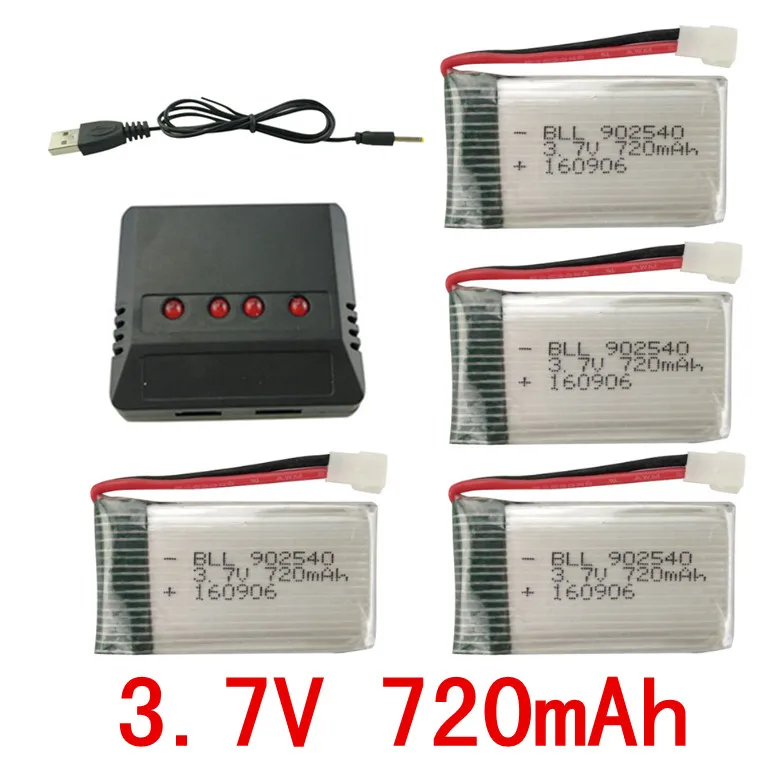 BLLRC 3.7V 4PCS Battery and 4 in 1 Charger SYMA X5C X5SC X5SW CX-30W M68 H5C V931 Aircraft Remote Control Helicopter Battery
BLLRC 3.7V 4PCS Battery and 4 in 1 Charger SYMA X5C X5SC X5SW CX-30W M68 H5C V931 Aircraft Remote Control Helicopter Battery