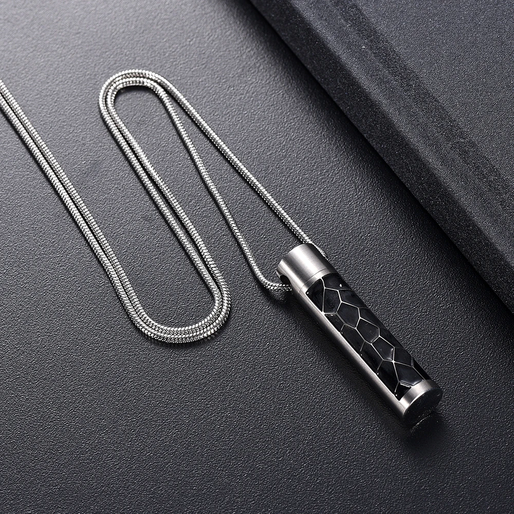 IJD100930 Cylinder Memorial Urn Necklace Hold Human/Pet Ashes Keepsake Cremation Locket Pendant Jewelry For Men
IJD100930 Cylinder Memorial Urn Necklace Hold Human/Pet Ashes Keepsake Cremation Locket Pendant Jewelry For Men
