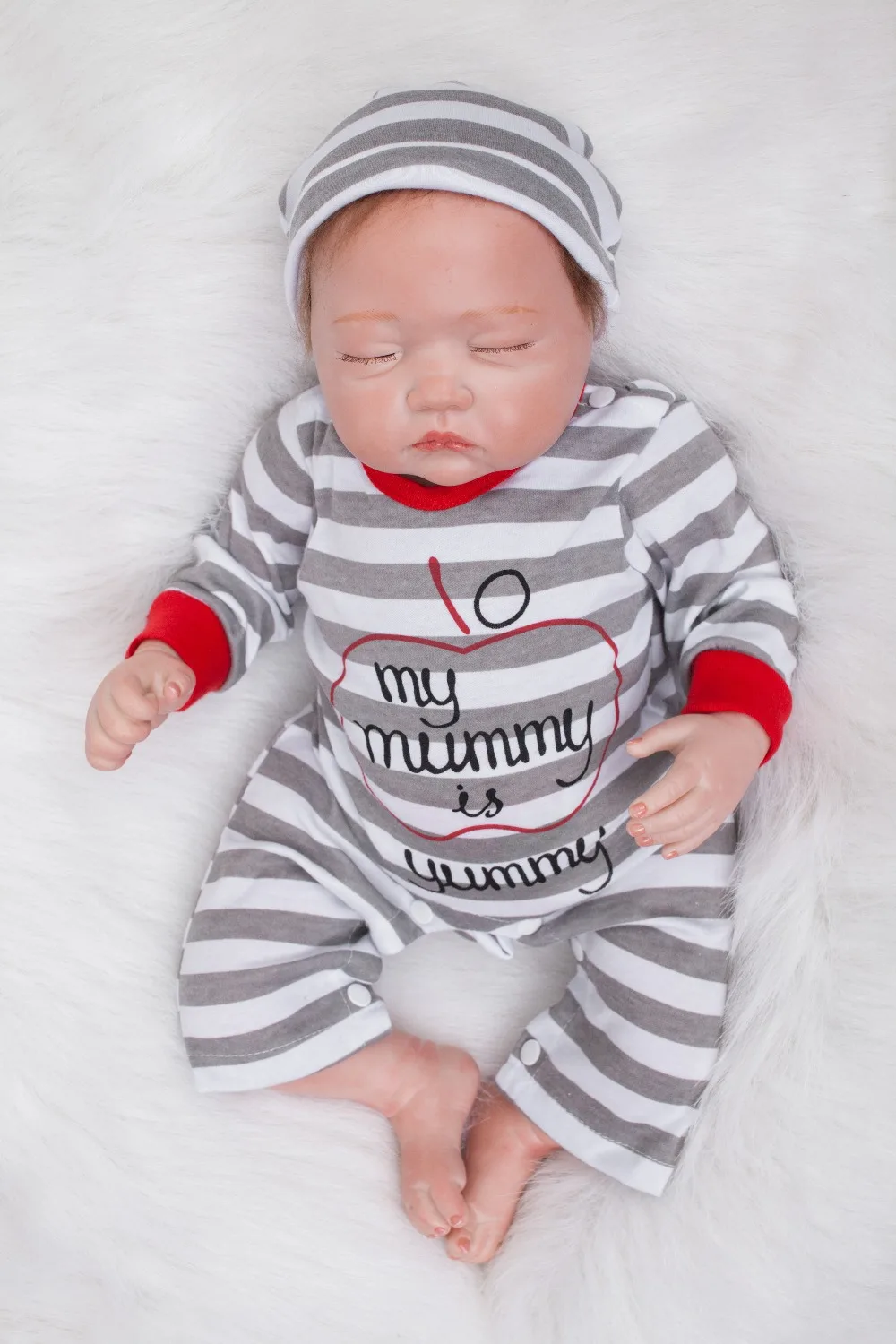 20" silicone reborn dolls toys For Girls Sleeping Newborn Babies soft touch Birthday Gift Priencess doll bebe gift boneca reborn
20" silicone reborn dolls toys For Girls Sleeping Newborn Babies soft touch Birthday Gift Priencess doll bebe gift boneca reborn