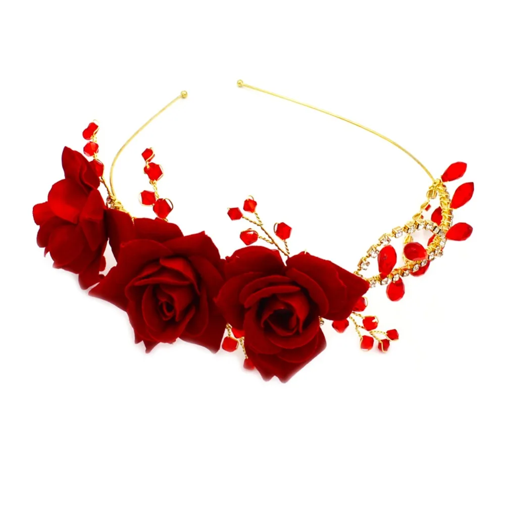 Handmade Elegant Red Flower Wedding Bridal Headband Floral Hair Accessories Vintage Women Hairbands Tiara Free Shipping O931
Handmade Elegant Red Flower Wedding Bridal Headband Floral Hair Accessories Vintage Women Hairbands Tiara Free Shipping O931