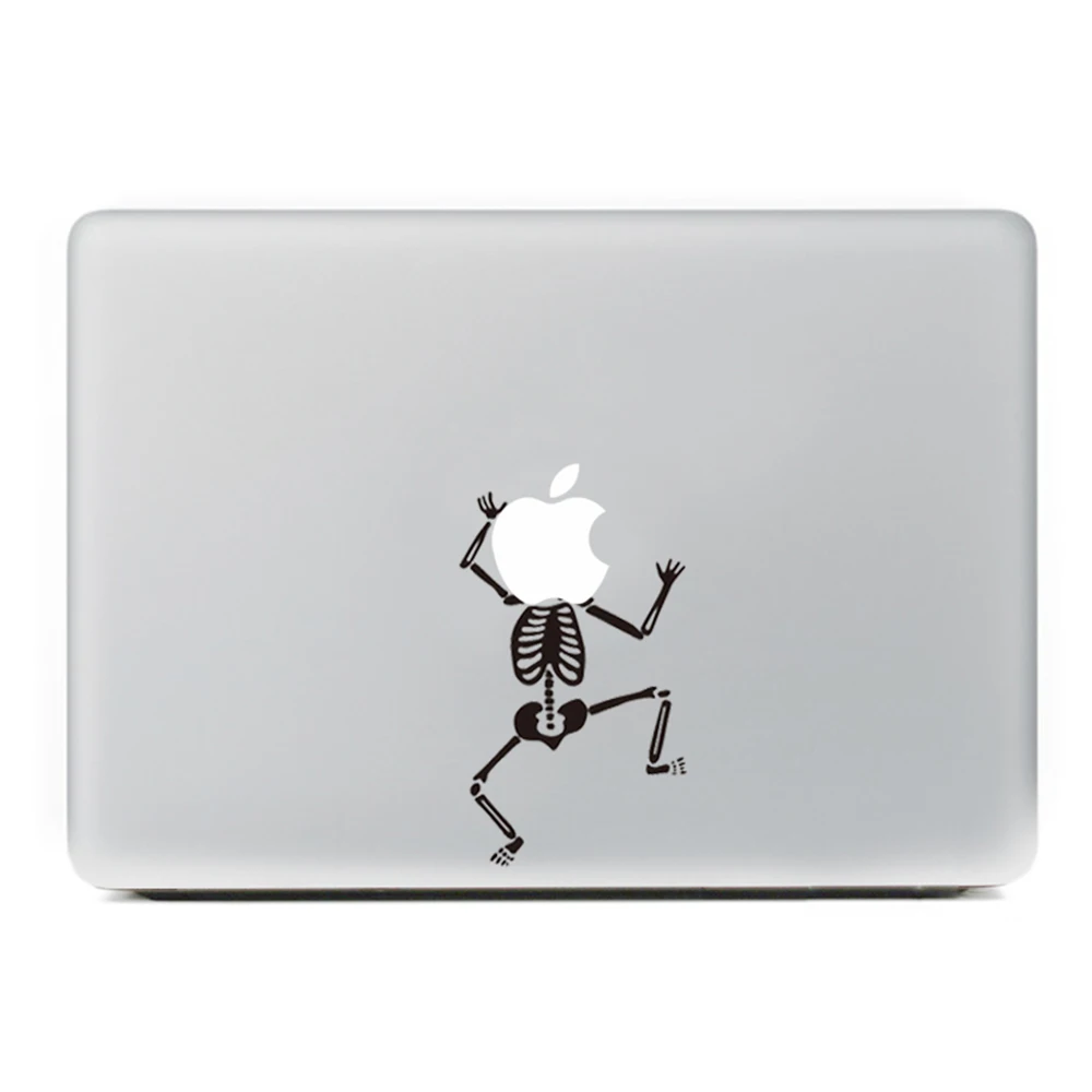 Наклейка на ноутбук с изображением танцующего скелета наклейка для MacBook Air/Pro/Retina