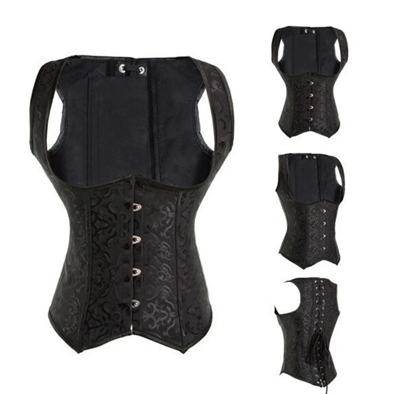 Sexy Women Corset Steampunk Bustier Top Lingerie Clubwear Black Fashion Lady Shaper SSY-0012
Sexy Women Corset Steampunk Bustier Top Lingerie Clubwear Black Fashion Lady Shaper SSY-0012