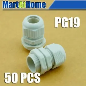 50PCS/lot PG19 Waterproof Nylon Connector PG Cable Gland Dia. 10~14mm White Free Shipping #BV121 @CF
50PCS/lot PG19 Waterproof Nylon Connector PG Cable Gland Dia. 10~14mm White Free Shipping #BV121 @CF
