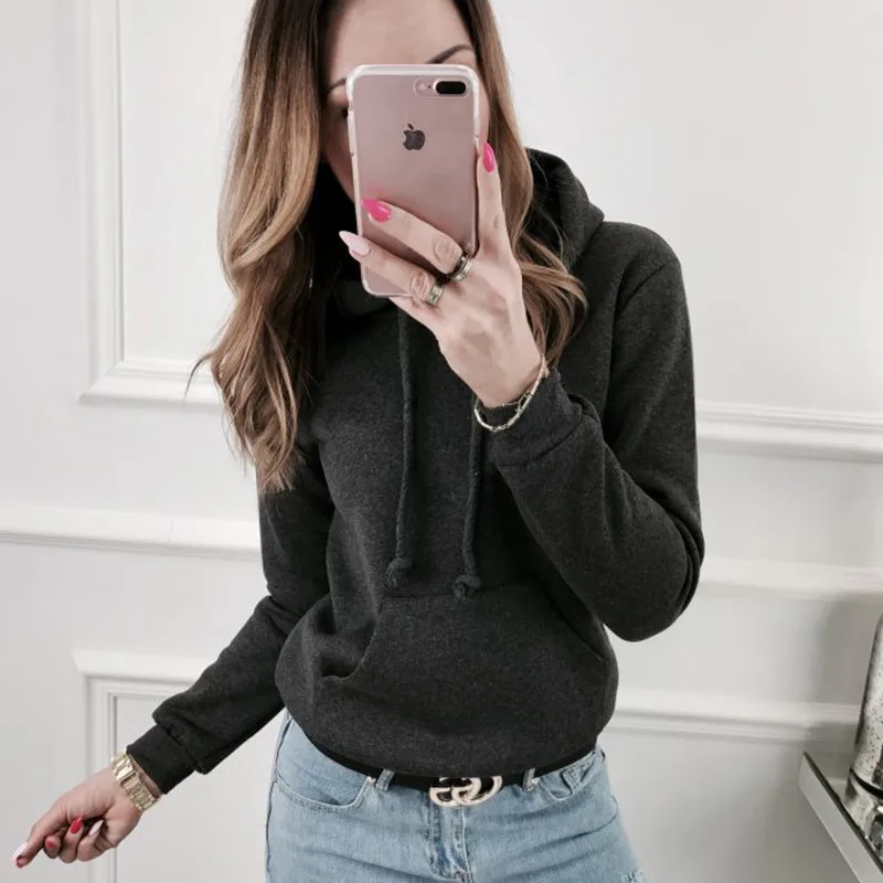 S-XL women autumn winter spring long sleeve hoodies pure color womens hoodies pullover blouse tops
S-XL women autumn winter spring long sleeve hoodies pure color womens hoodies pullover blouse tops