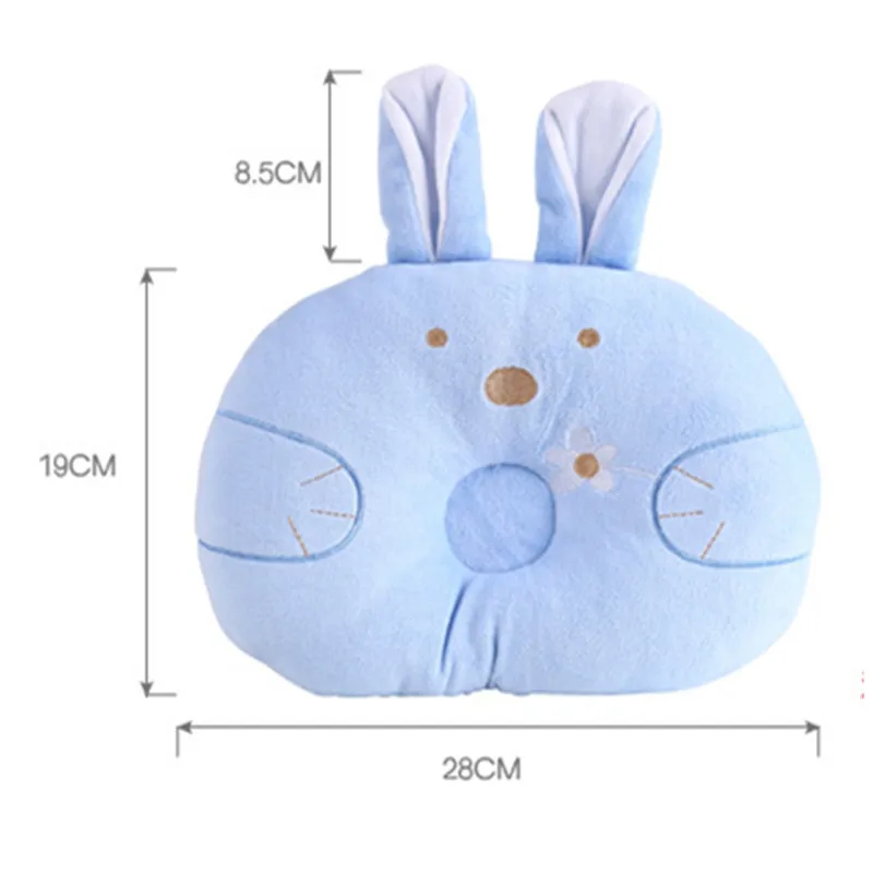 Newborn Baby Pillow Neck Support Cute Cartoon Rabbit Head Shape Shaping Infant Soft Pillows | Мать и ребенок