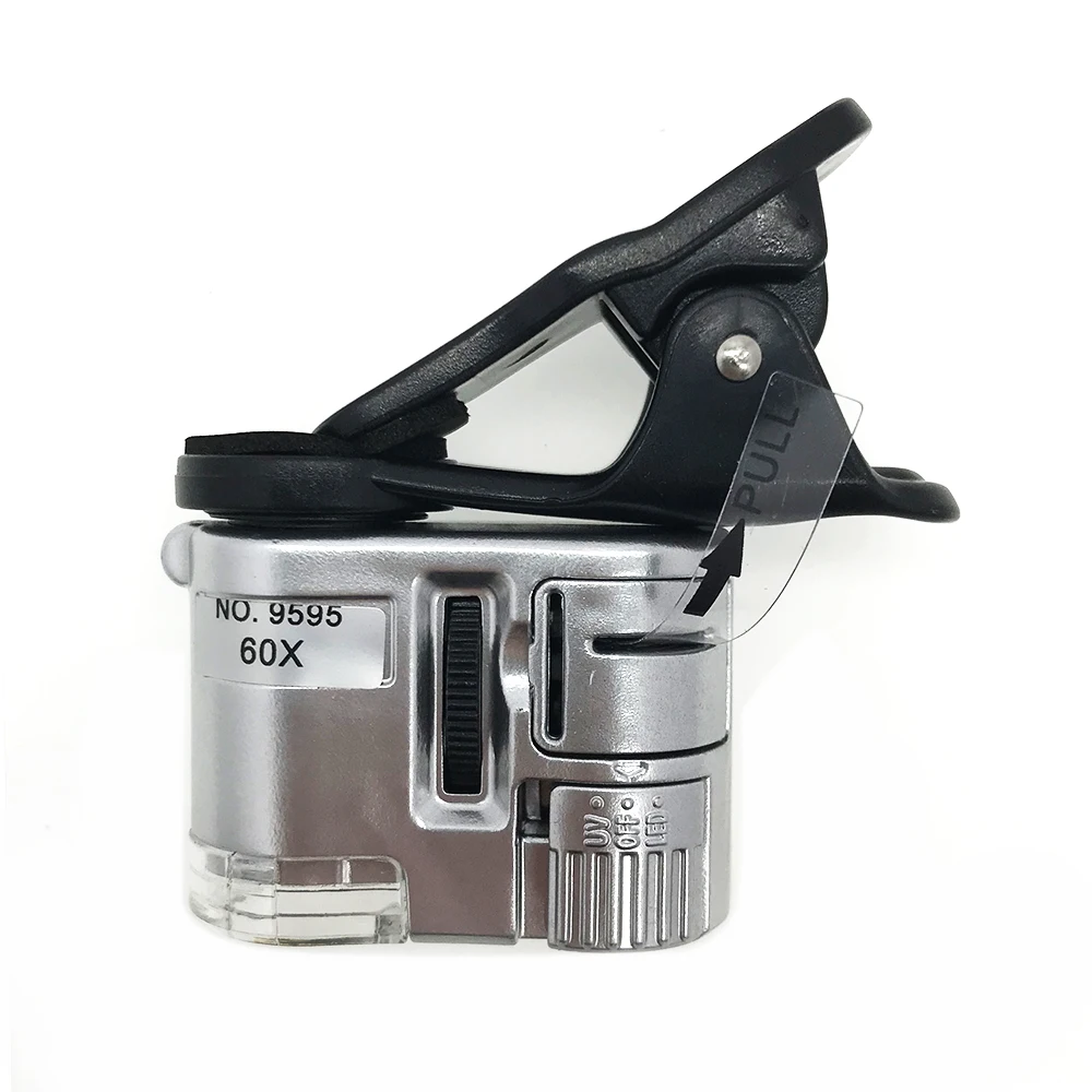 60X Magnifying Scalp Detector Skin Hair Checking Analyzer Follicle Scalp Magnifier LED Microscope with Clip Healthy Care U1193
60X Magnifying Scalp Detector Skin Hair Checking Analyzer Follicle Scalp Magnifier LED Microscope with Clip Healthy Care U1193
