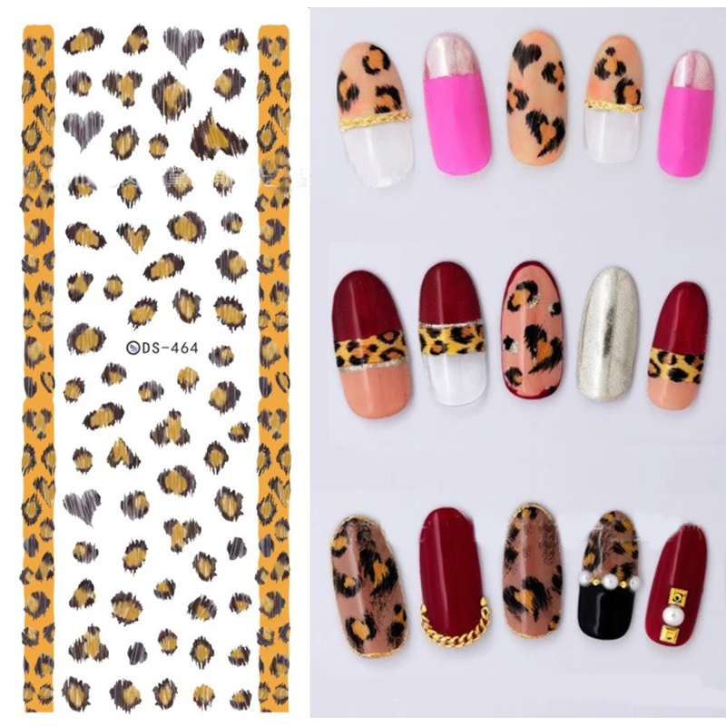 1 Sheet Leopard Flower Stickers 3D Nail Stickers Image Transfer Decal Adhesive Nail Art Decorations
1 Sheet Leopard Flower Stickers 3D Nail Stickers Image Transfer Decal Adhesive Nail Art Decorations