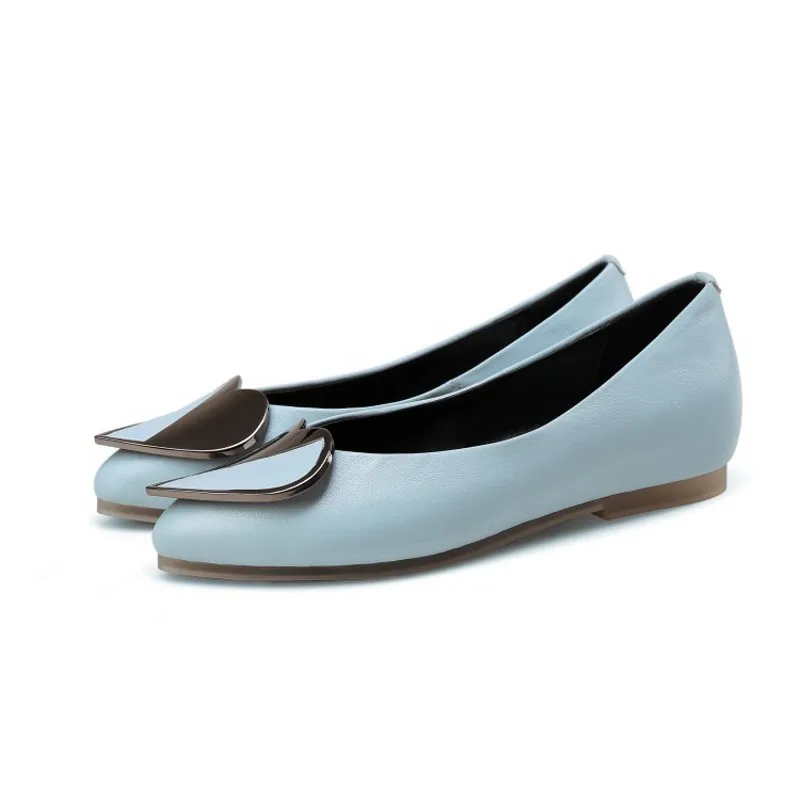 CDAXILAN new arrivals flat shoes women girls genuine cow leather pointed toe shoes sweet ladies summer casual shallow shoes
CDAXILAN new arrivals flat shoes women girls genuine cow leather pointed toe shoes sweet ladies summer casual shallow shoes