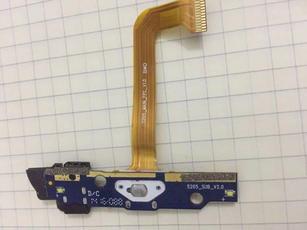 Бесплатная доставка USB Зарядка Dock SUB PCB S205_SUB_V2.0 Micro зарядка Совета с flex для Китая