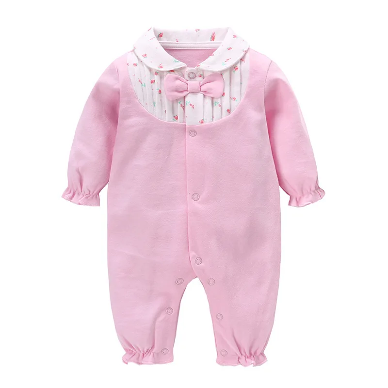 Pink Floral Collar Baby 1piece Girls Rompers Climbing Clothes Spring And Autumn Cotton Printed Kids Jumpsuits Newborn Clothes
Pink Floral Collar Baby 1piece Girls Rompers Climbing Clothes Spring And Autumn Cotton Printed Kids Jumpsuits Newborn Clothes