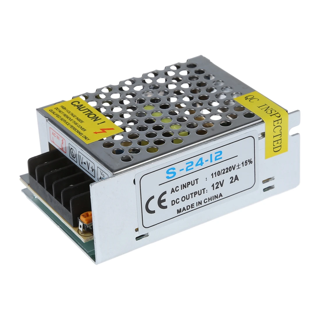 FDDT AC 85V - 263V to DC 12V 2A 24W Volt voltage transformer switching power supply for LED strip
FDDT AC 85V - 263V to DC 12V 2A 24W Volt voltage transformer switching power supply for LED strip