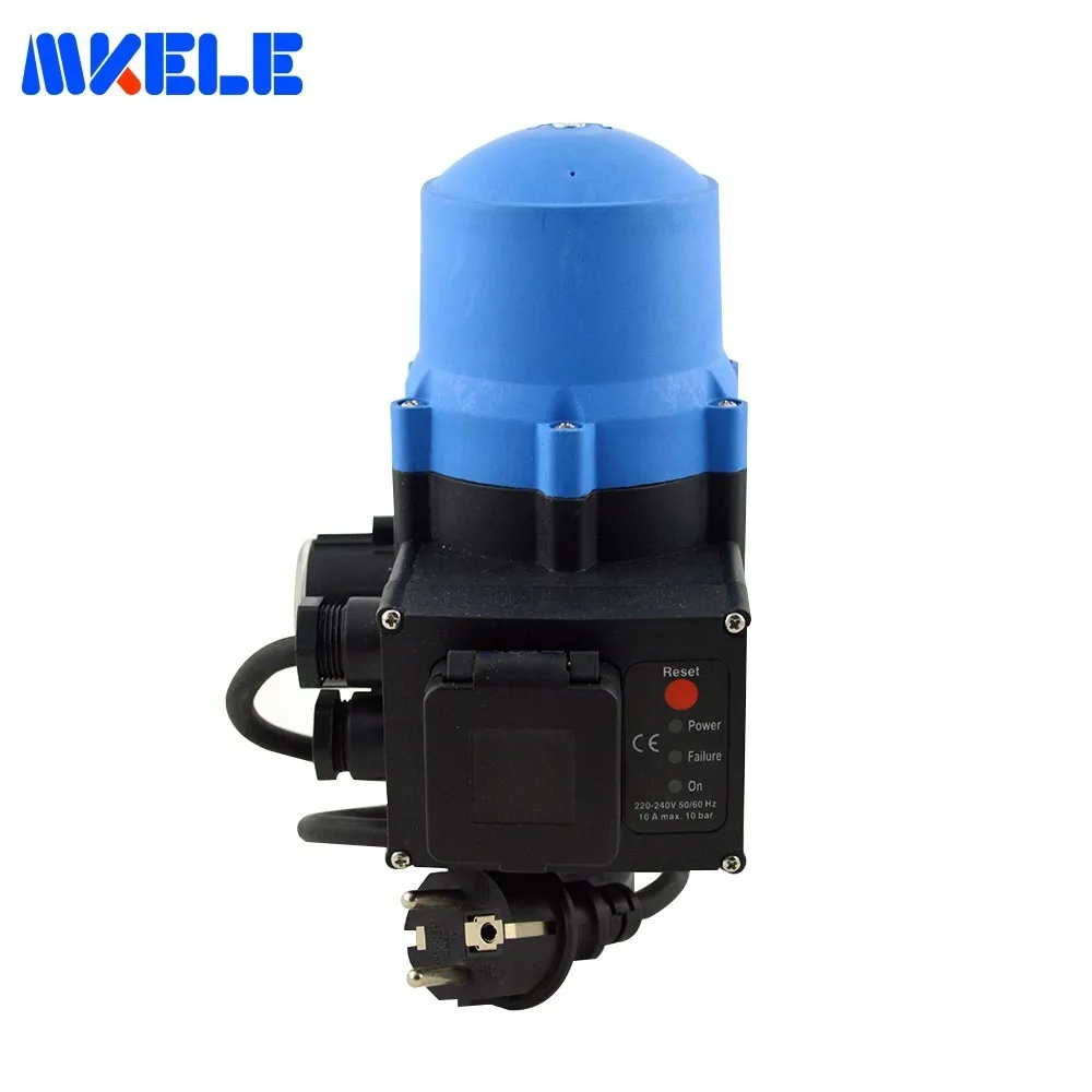 Makerele Hot Sale Automatic Electronic Pressure Switch Water Pump Adjustable Pressure Control MK-WPPS12 With Plug Socket Wires
Makerele Hot Sale Automatic Electronic Pressure Switch Water Pump Adjustable Pressure Control MK-WPPS12 With Plug Socket Wires