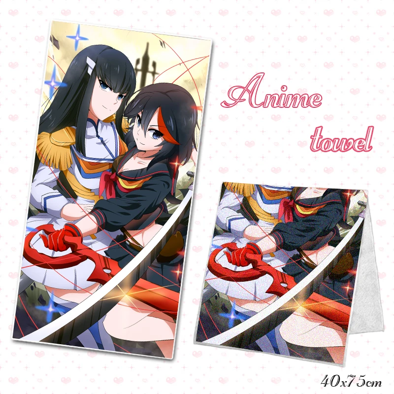 Japan Anime Bath Towel Kill La Kill Matoi Ryuuko Satsuki Kiryuin Bath Beach Microfiber Towels Facecloth Washcloth 75x40cm
Japan Anime Bath Towel Kill La Kill Matoi Ryuuko Satsuki Kiryuin Bath Beach Microfiber Towels Facecloth Washcloth 75x40cm