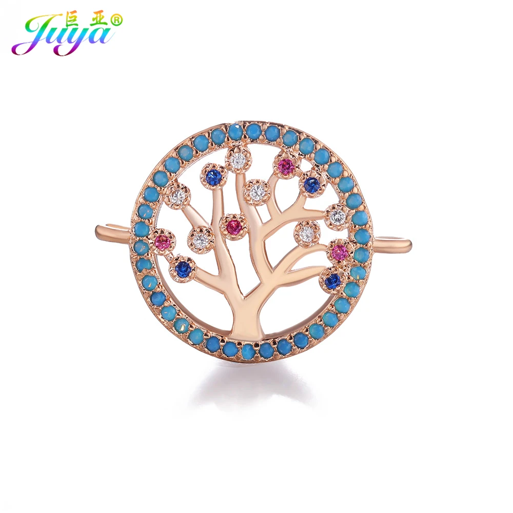 Juya DIY Bracelet Making Material Supplies Micro Pave Clear Rainbow Crystals Gold/Rose Gold Tree Of Life Charm Connectors
Juya DIY Bracelet Making Material Supplies Micro Pave Clear Rainbow Crystals Gold/Rose Gold Tree Of Life Charm Connectors