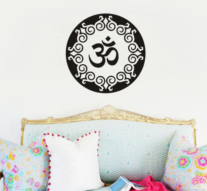 OM Yoga Symbol Wall Decals Religious Mandala Pattern Wall Sticker Home Decor Bedroom Removable Vinyl Decal Mural Wallpaper ZA463
OM Yoga Symbol Wall Decals Religious Mandala Pattern Wall Sticker Home Decor Bedroom Removable Vinyl Decal Mural Wallpaper ZA463