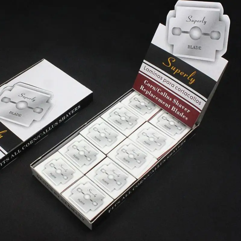 100Pcs Steel Replacement Blades for Foot Callus Remover Hard Skin Remover Hand Foot File Foot Care Pedicure Machine
100Pcs Steel Replacement Blades for Foot Callus Remover Hard Skin Remover Hand Foot File Foot Care Pedicure Machine