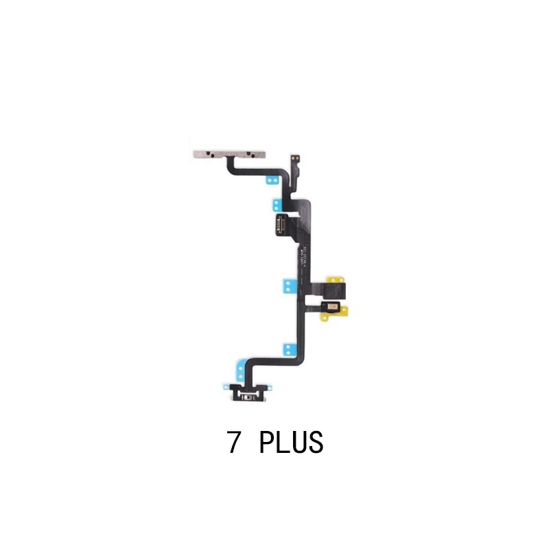 New For Iphone 7 7Plus 8 Plus Power Button On/off Switch Key Flex Cable Ribbon Replacement Parts Repair Part iphone X | Мобильные