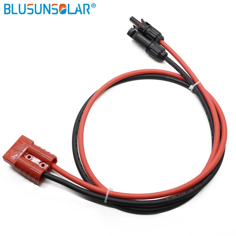 50A 600V Double Hole Battery Connector With 5 Meter 4mm2 Cable Wire Red And Black For Solar Panel Solar
50A 600V Double Hole Battery Connector With 5 Meter 4mm2 Cable Wire Red And Black For Solar Panel Solar