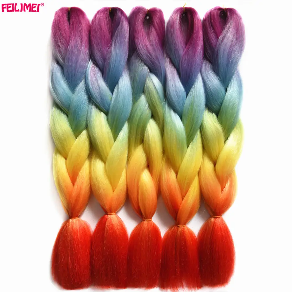 Feilimei Synthetic Purple Hair Extensions High Temperature Fiber Crochet Jumbo Braids Ombre Gray Pink Braiding Hair Bundles
Feilimei Synthetic Purple Hair Extensions High Temperature Fiber Crochet Jumbo Braids Ombre Gray Pink Braiding Hair Bundles