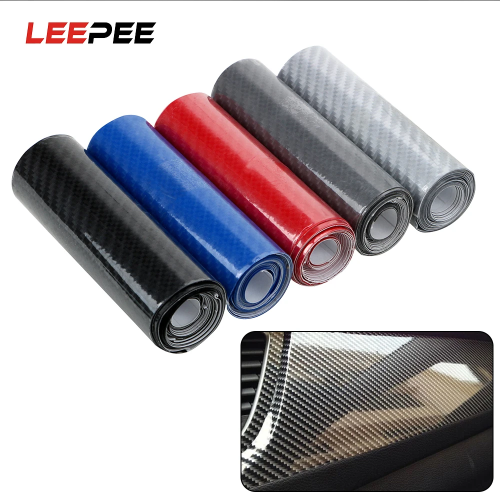 LEEPEE 10cmX152cm 5D High Glossy Car Sticker Vinyl Film DIY Accessories Wrap Motorcycle Car Carbon Fiber Interior Film
LEEPEE 10cmX152cm 5D High Glossy Car Sticker Vinyl Film DIY Accessories Wrap Motorcycle Car Carbon Fiber Interior Film
