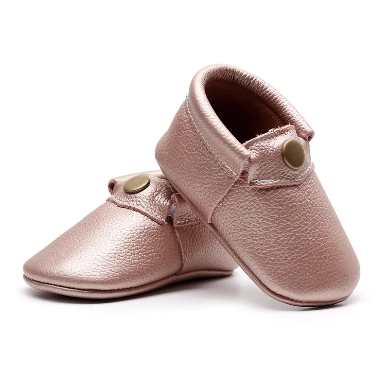 Light pink Genuine Leather Baby Shoes Simple Generous Girls Newborn Infant Toddler Crib First Walkers Soft Soled | Мать и ребенок