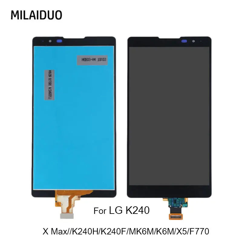 ЖК-дисплей для LG X Max K240 K6M X5 F770 кодирующий преобразователь сенсорного экрана в сборе сменный черный белый без/с рамкой
ЖК-дисплей для LG X Max K240 K6M X5 F770 кодирующий преобразователь сенсорного экрана в сборе сменный черный белый без/с рамкой