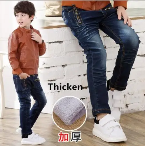 2019 Winter Light Wash Boys Jeans for Boys Solid Warm Thicken Children's Jeans Boys Pants Ripped Hole Children Fashion Jeans
2019 Winter Light Wash Boys Jeans for Boys Solid Warm Thicken Children's Jeans Boys Pants Ripped Hole Children Fashion Jeans