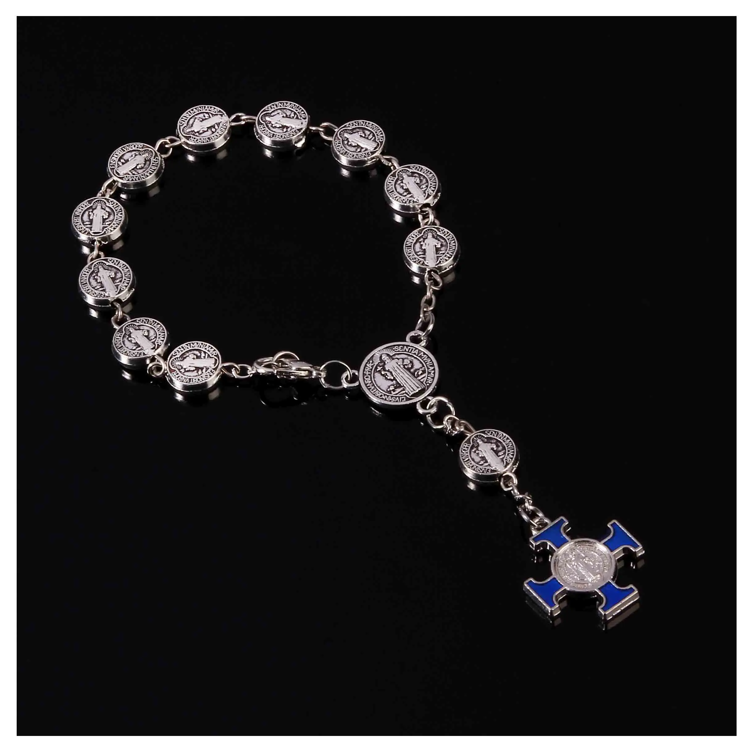 Christian metal Benedict Catholic rosary bracelet rosary, St. Benedict icon rosary bracelet. Mercy Jesus Bracelet
Christian metal Benedict Catholic rosary bracelet rosary, St. Benedict icon rosary bracelet. Mercy Jesus Bracelet